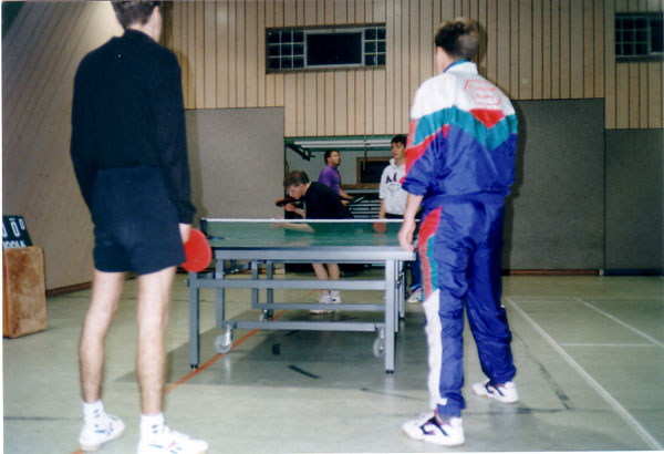 Doppel beim Training