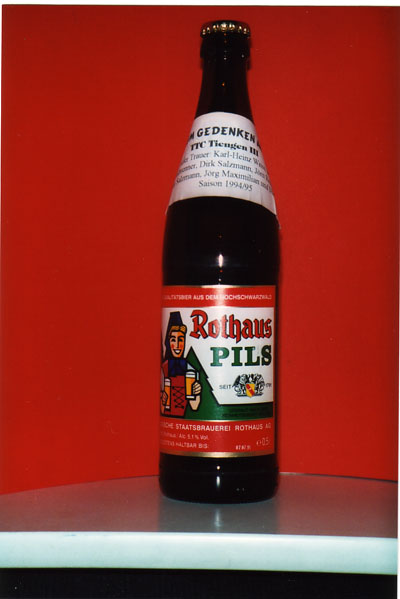 Gründungsurkunde – die Bierflasche